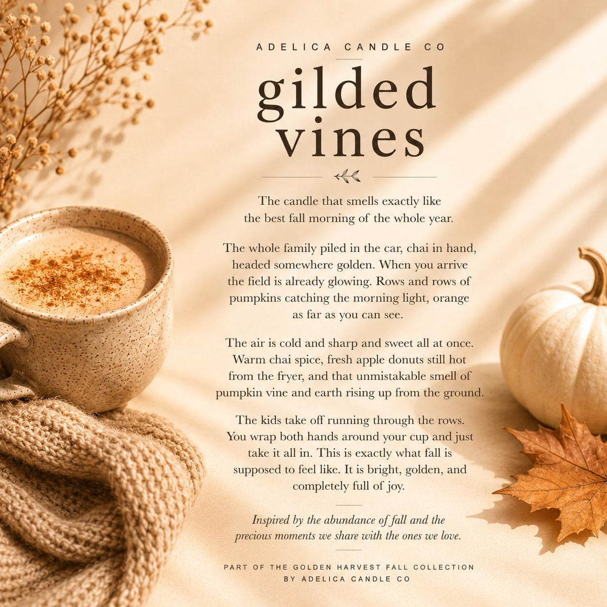 Gilded Vines Candle