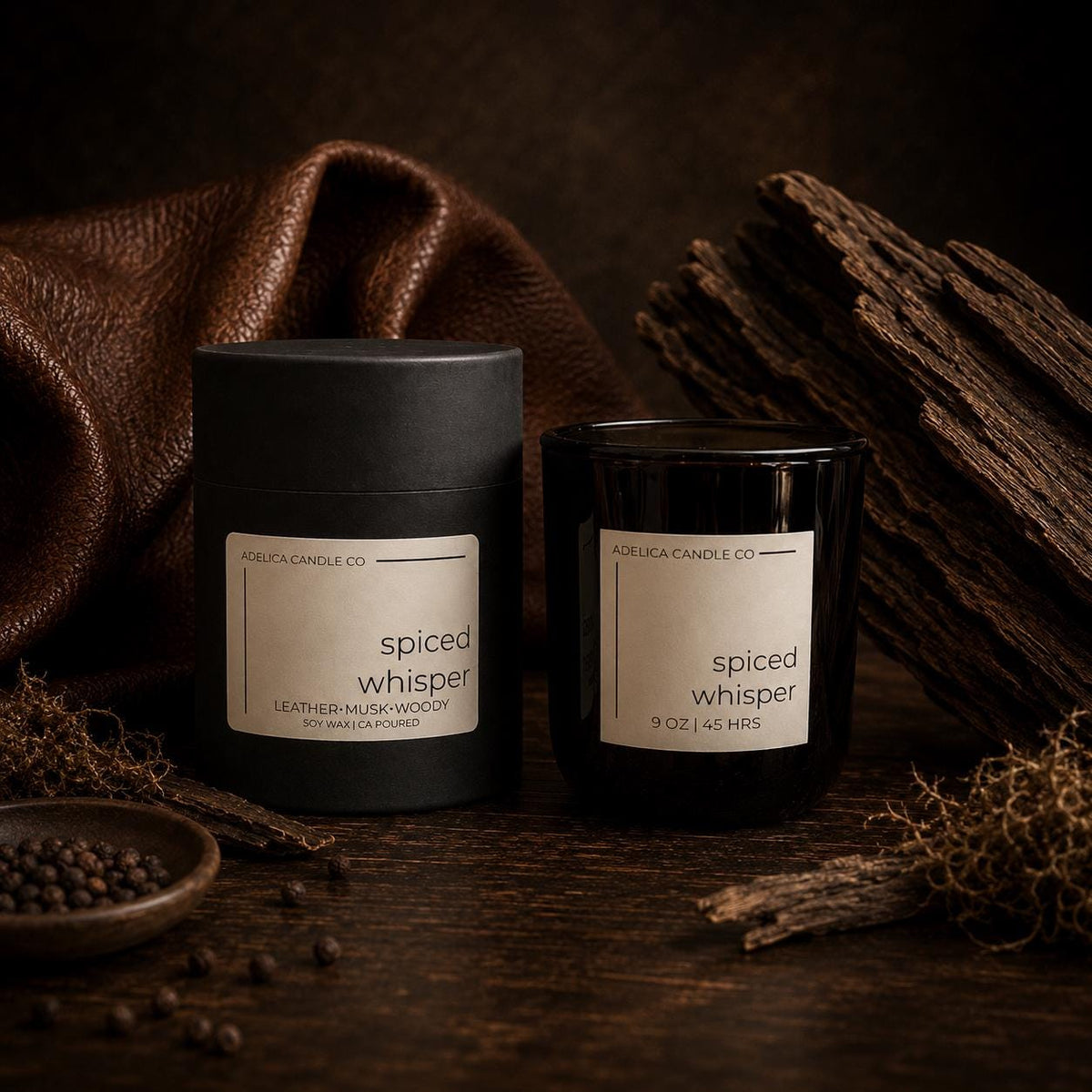 Spiced Whisper Soy Candle