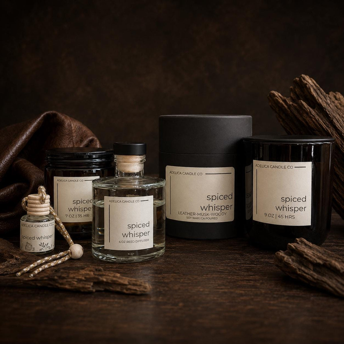 Spiced Whisper Soy Candle