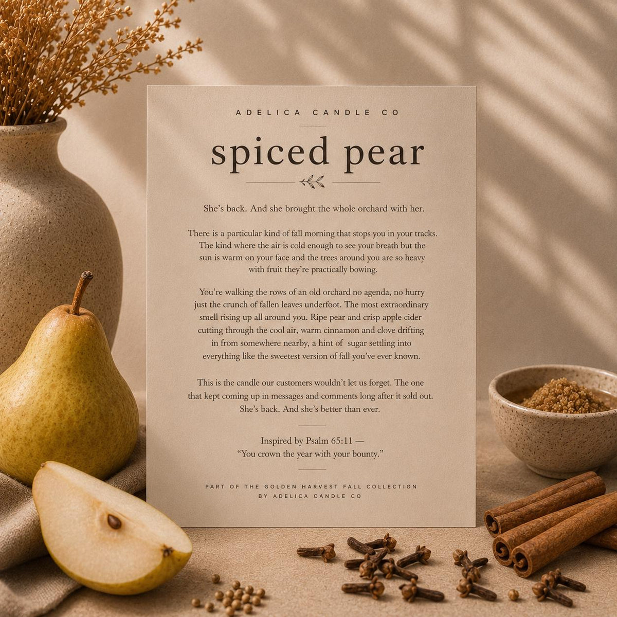 Spiced Pear Candle